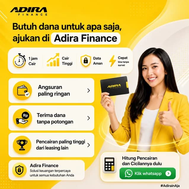 Gadai BPKB Mobil dan Motor Adira Finance